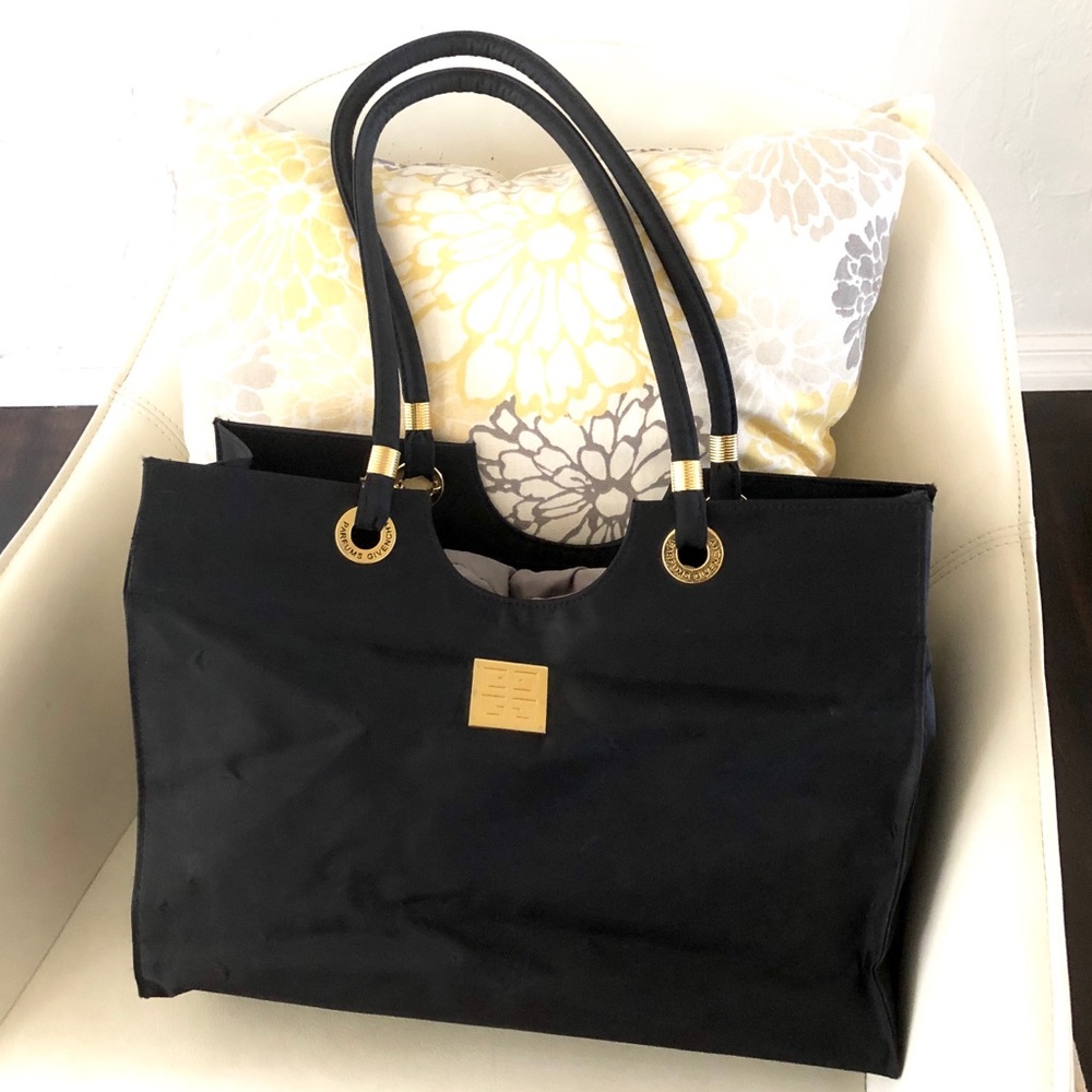 *SOLD* givenchy black nylon tote